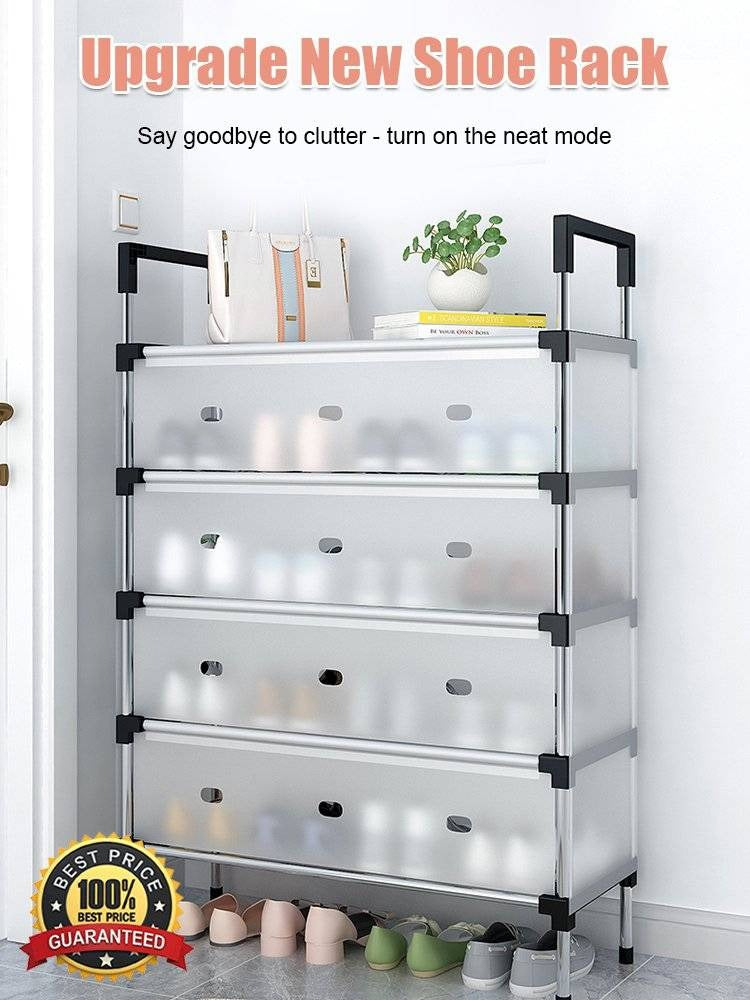 Space Saving Multi-Layer Dustproof Shoe Rack