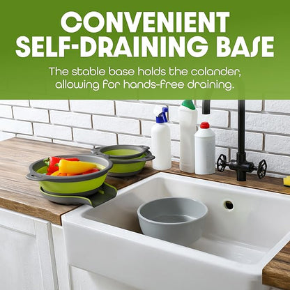 Collapsible Colanders Set