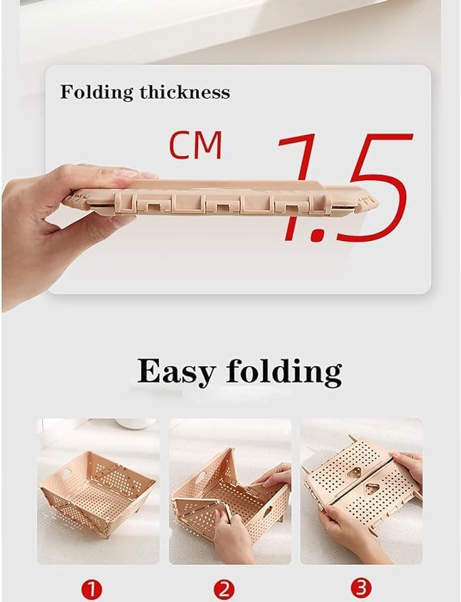 Multifunctional Storage Basket space-saving Organizer (PACK OF 2)