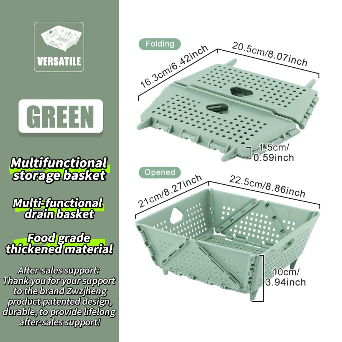 Multifunctional Storage Basket space-saving Organizer (PACK OF 2)