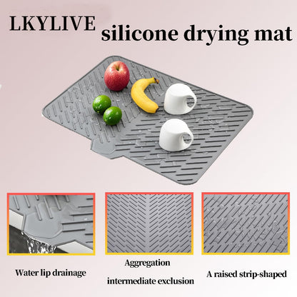 No-Spill Lightweight & Washable Quick-Drying Mats