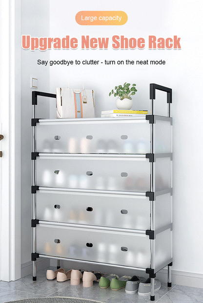 Space Saving Multi-Layer Dustproof Shoe Rack