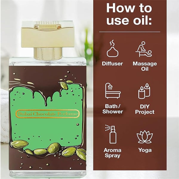Dubai Chocolate Perfume Pistachio Kunafa Fragrance Edp