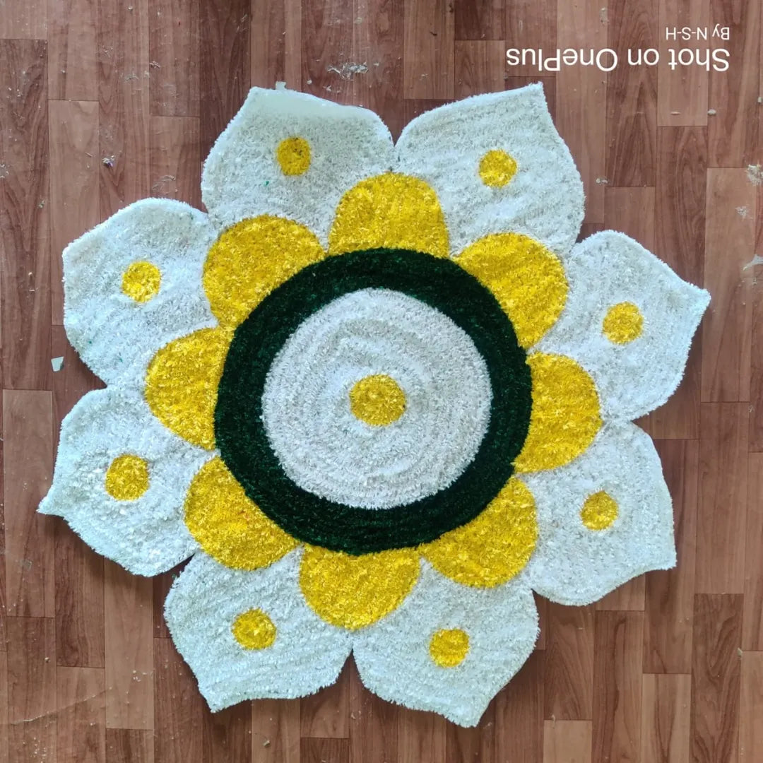 Mat for Diwali, Non-Slip Deepawali & Home Decor Item Mandir, Pooja, Dhanteras, Festival Decoration Items for Entrance & Floor