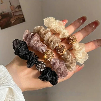 💕Elegant crystal mesh hair 8 bands