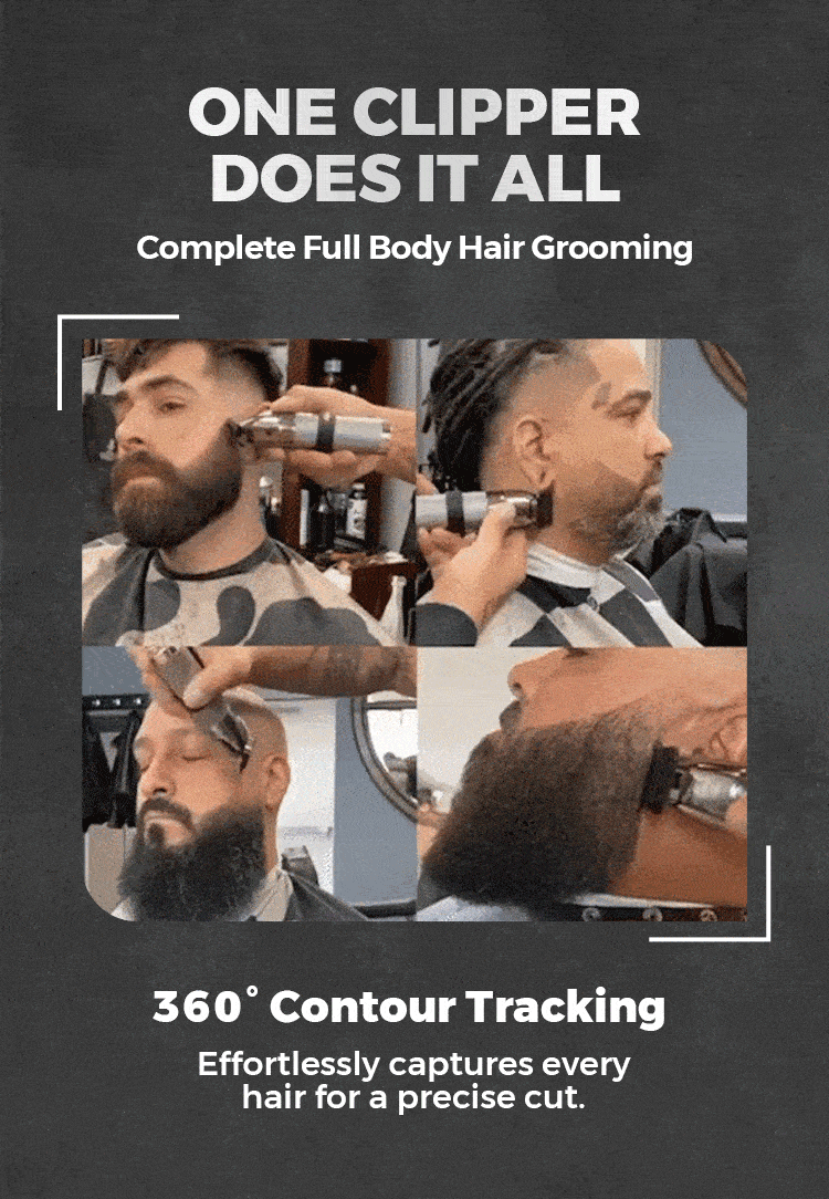 Powerful Long-Lasting Rechargeable Hair Clipper