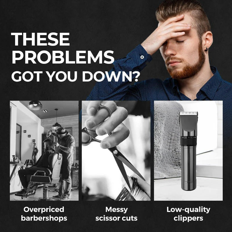 Powerful Long-Lasting Rechargeable Hair Clipper