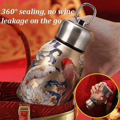 Stylish & Portable Insulated Water Bottle🎒 Keep Drinks Hot or Cold, Enjoy Fresh Drinks Anytime, Anywhere!