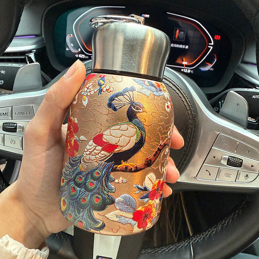 Stylish & Portable Insulated Water Bottle🎒 Keep Drinks Hot or Cold, Enjoy Fresh Drinks Anytime, Anywhere!