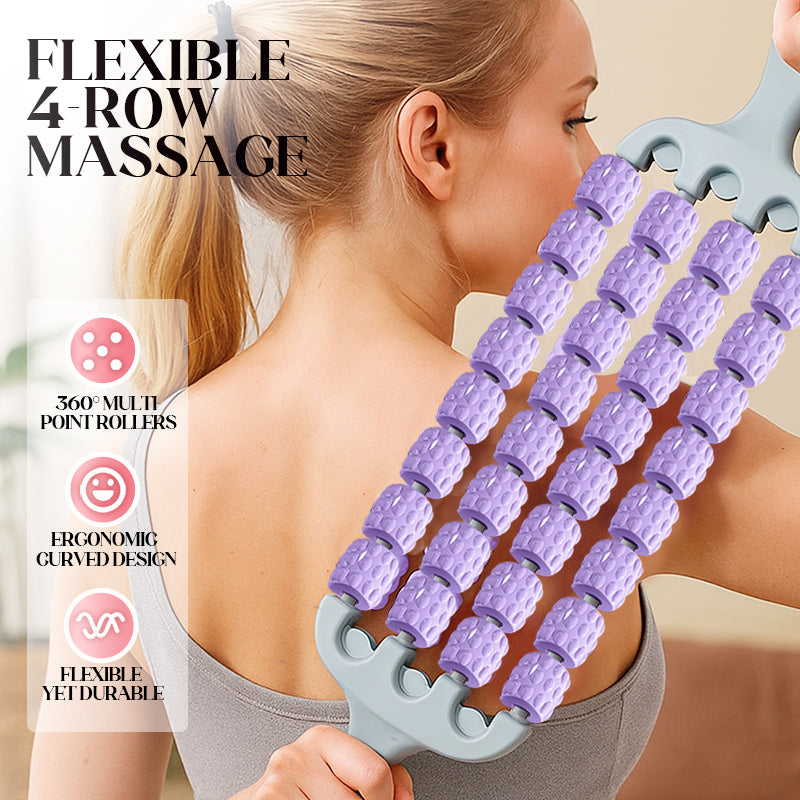 ⏳Time-limited 45% OFF⏰Flexible 4-Row Massage Stick Roller Stick