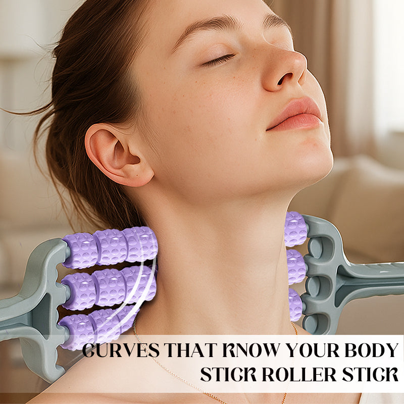 ⏳Time-limited 45% OFF⏰Flexible 4-Row Massage Stick Roller Stick
